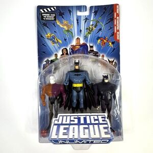 Justice League Unlimited 3-Pack Batman Metamorpho Wildcat 2005 Episode #451